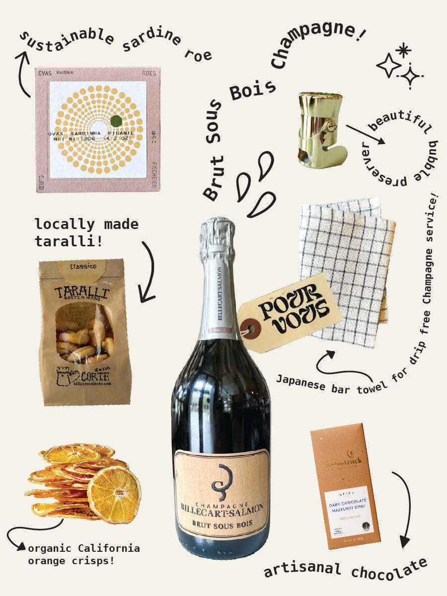 Billecart-Salmon Brut Sous Bois Champagne Gift Set
