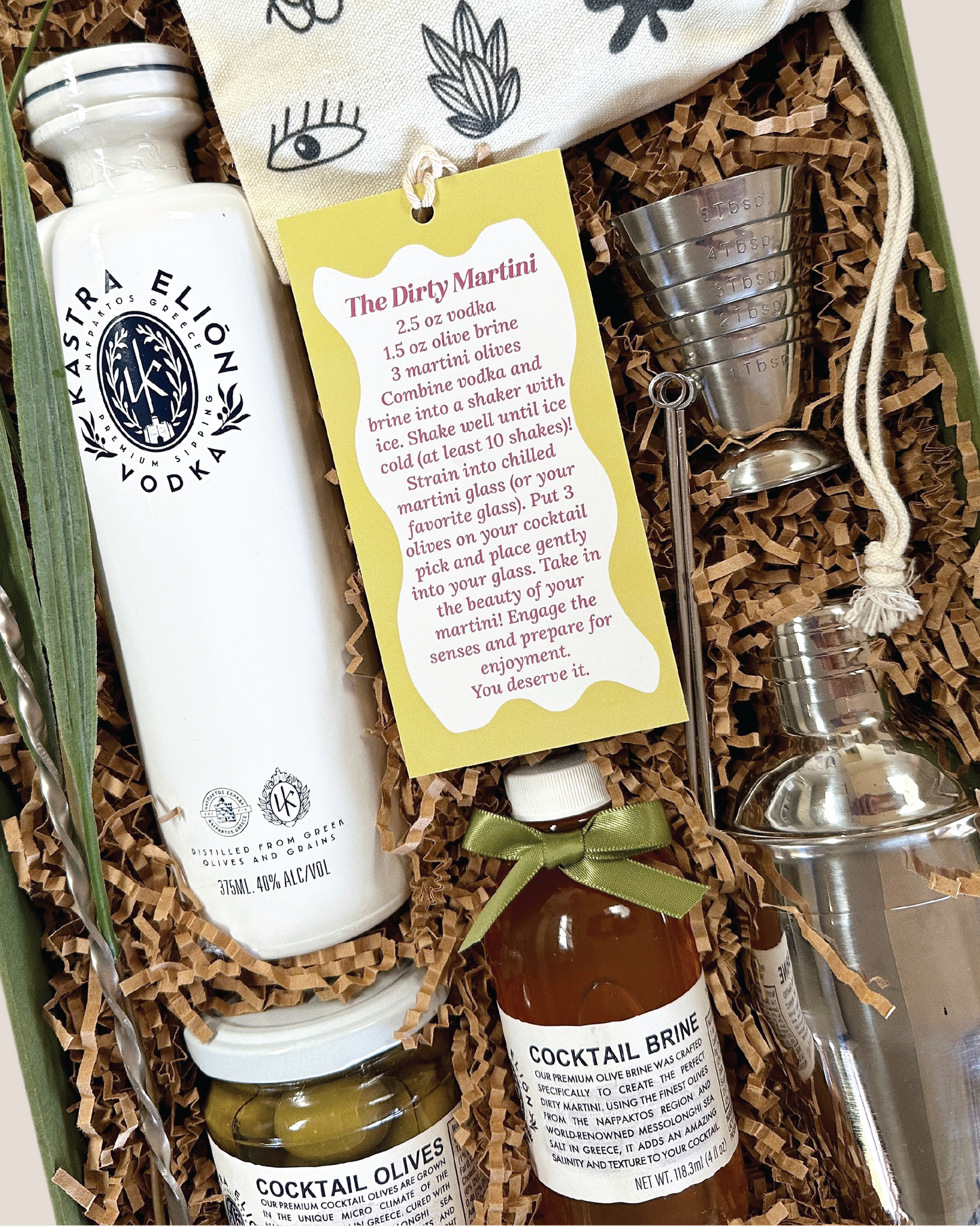 The Best Dirty Martini Cocktail Gift Set