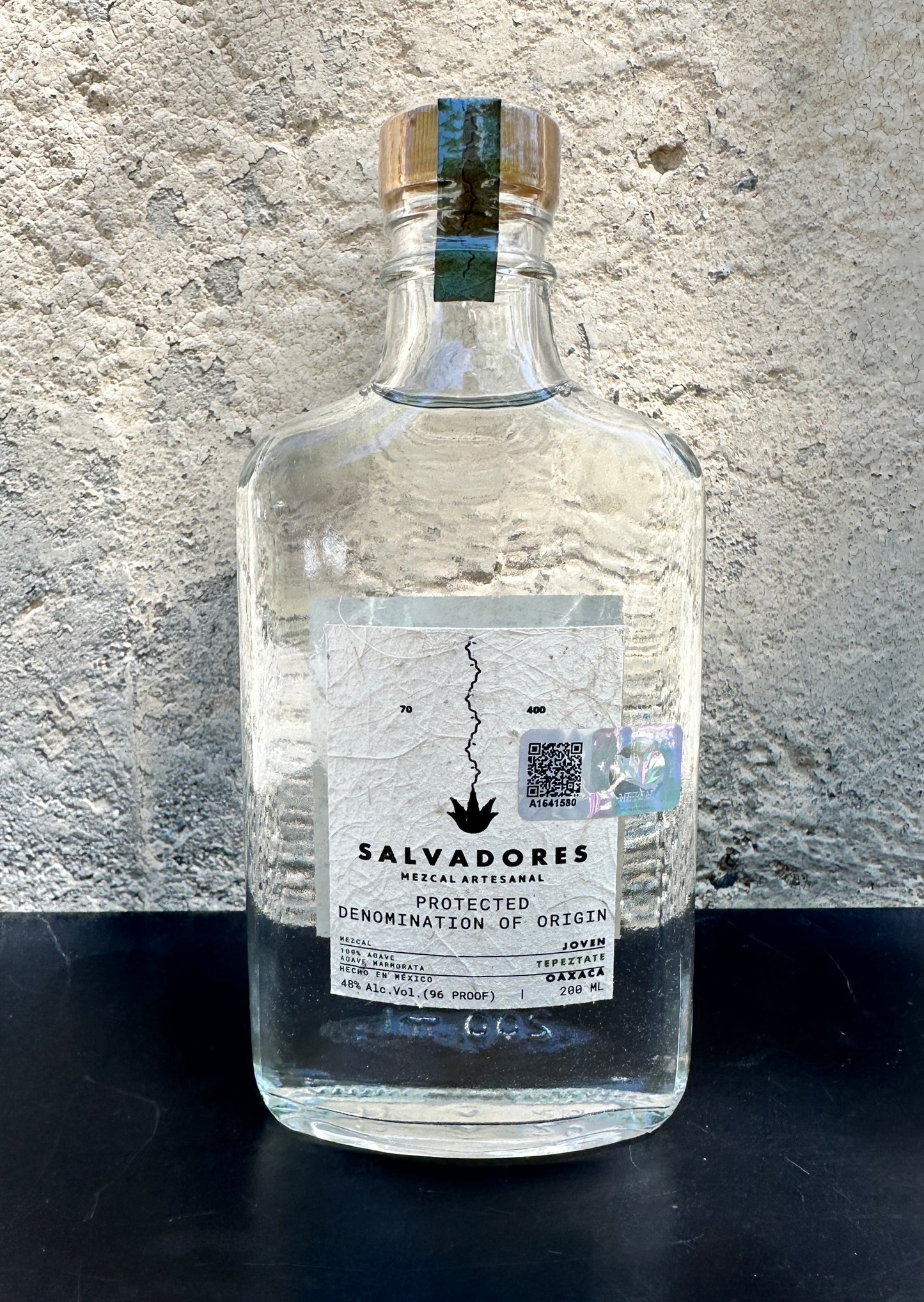 Salvadores Tepeztate Joven Mezcal (200mL Flask)