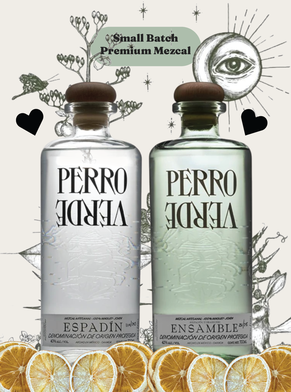 Perro Verde Premium Mezcal Duo Gift Set