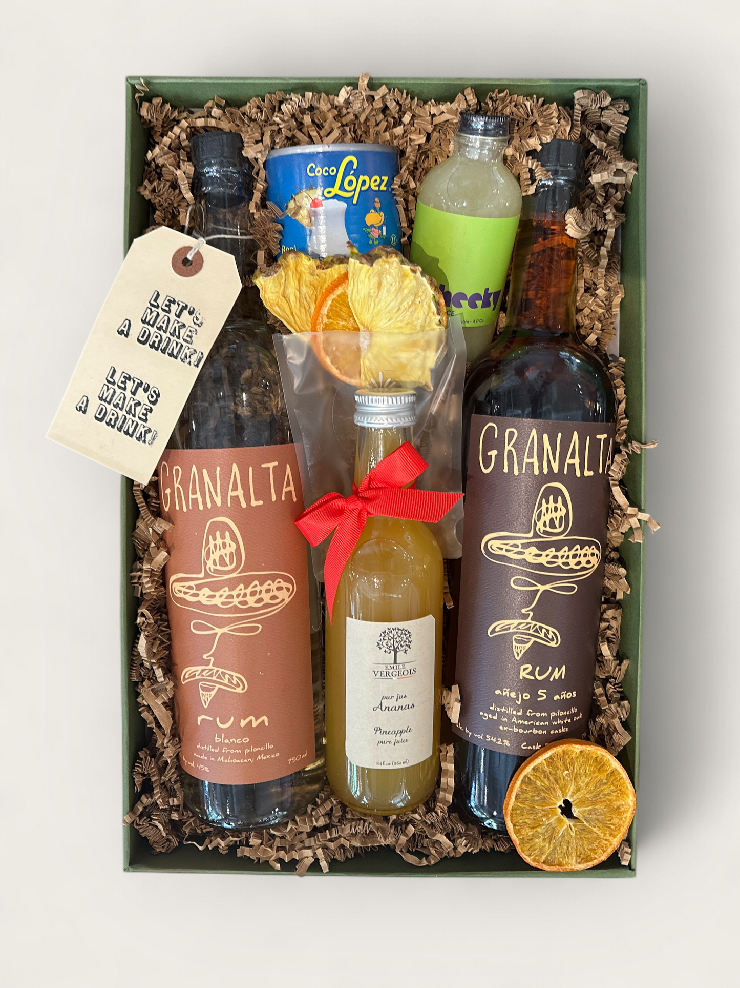 "Tropic Like it's Hot" Piña Colada Cocktail Gift Set