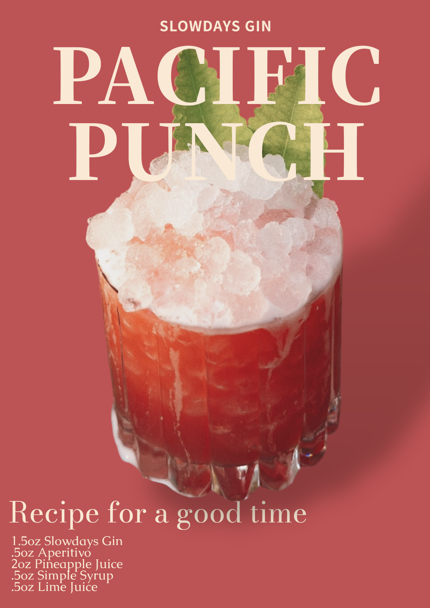 Pacific Punch Cocktail Gift Set