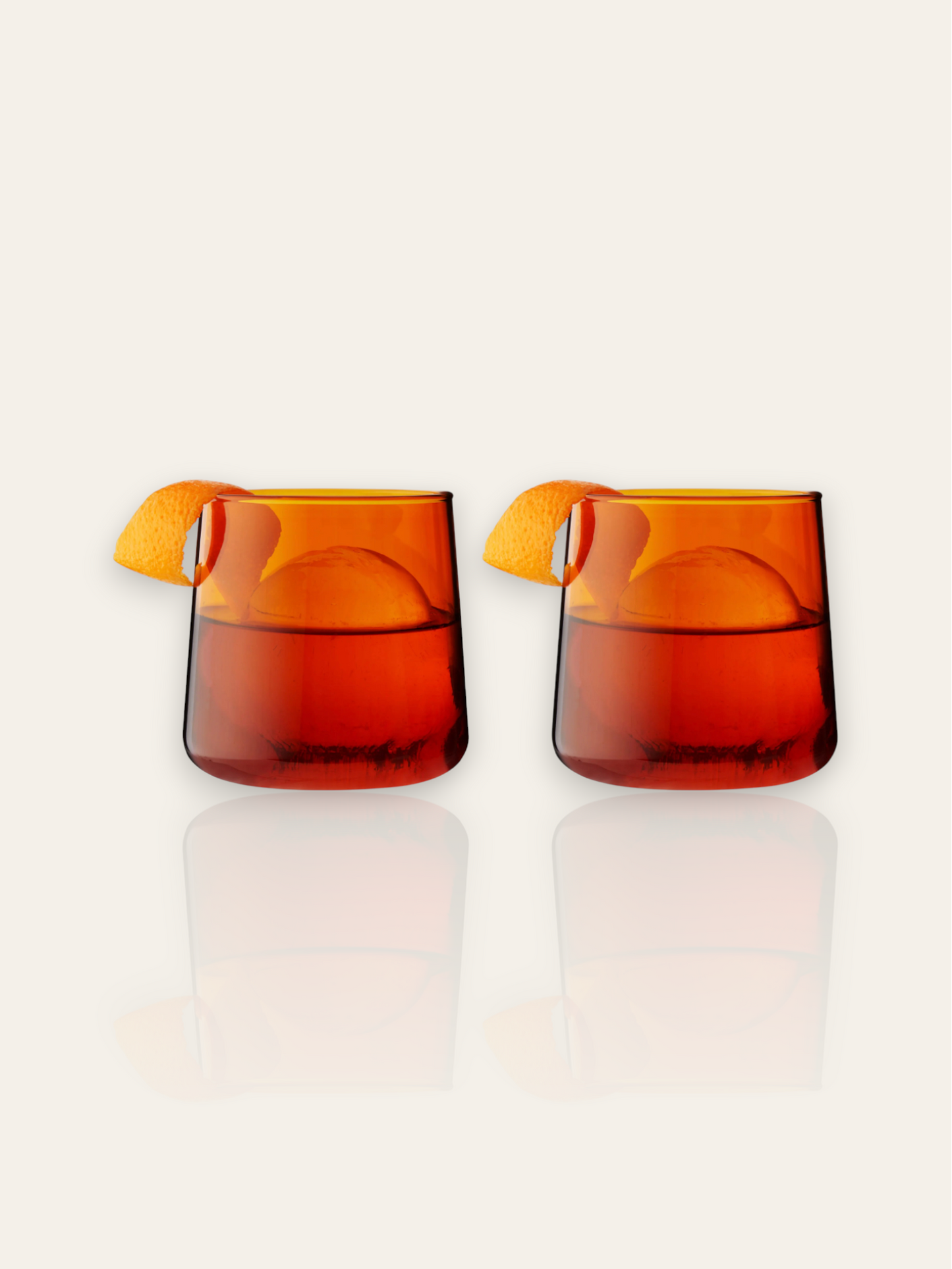 Amber Cocktail Tumblers