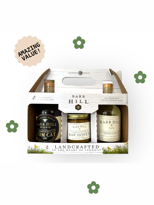 Barr Hill Gin Gift Pack with Raw Honey!