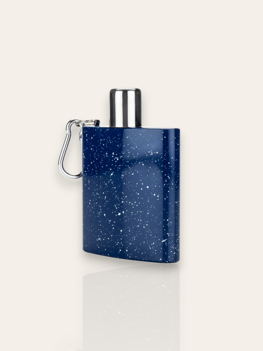 Enamel Caribiner Flask