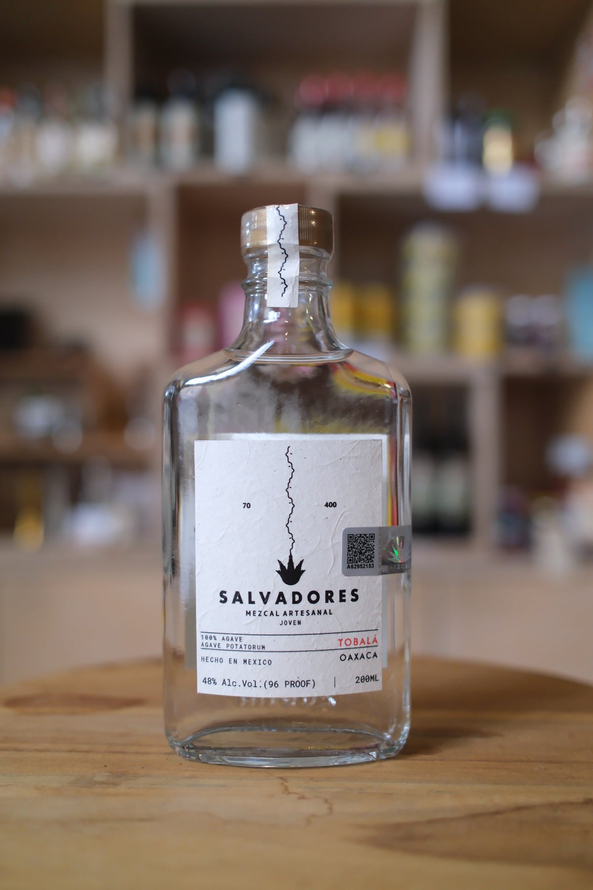 Salvadores Mezcal Artesanal Tobalá Joven