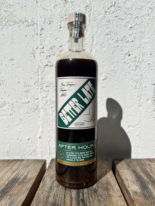 Better Late "After Hours" Amaro