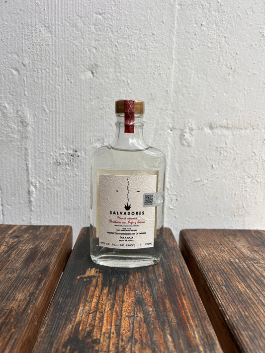 Salvadores Mezcal Artisanal Destilado Con Cafe & Cacao (200ml)