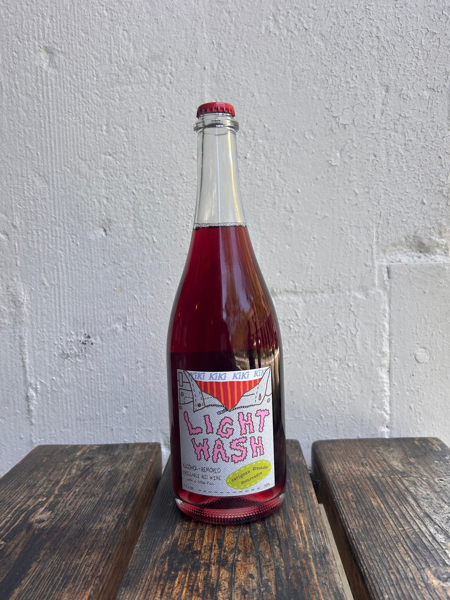 KiKi "Light Wash" Non-Alcoholic Chillable Red Wine