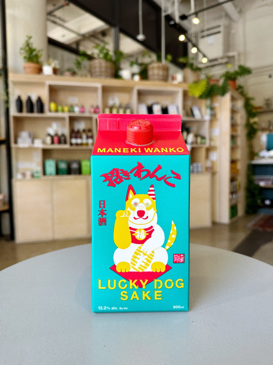 Lucky Dog Sake Milk Carton