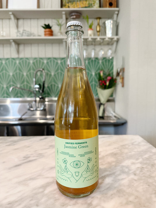 Unified Ferments Jasmine Green Non-Alcoholic Wine