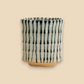 Mino Ware Handmade Stripes Yunomi Cup