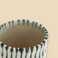 Mino Ware Handmade Stripes Yunomi Cup