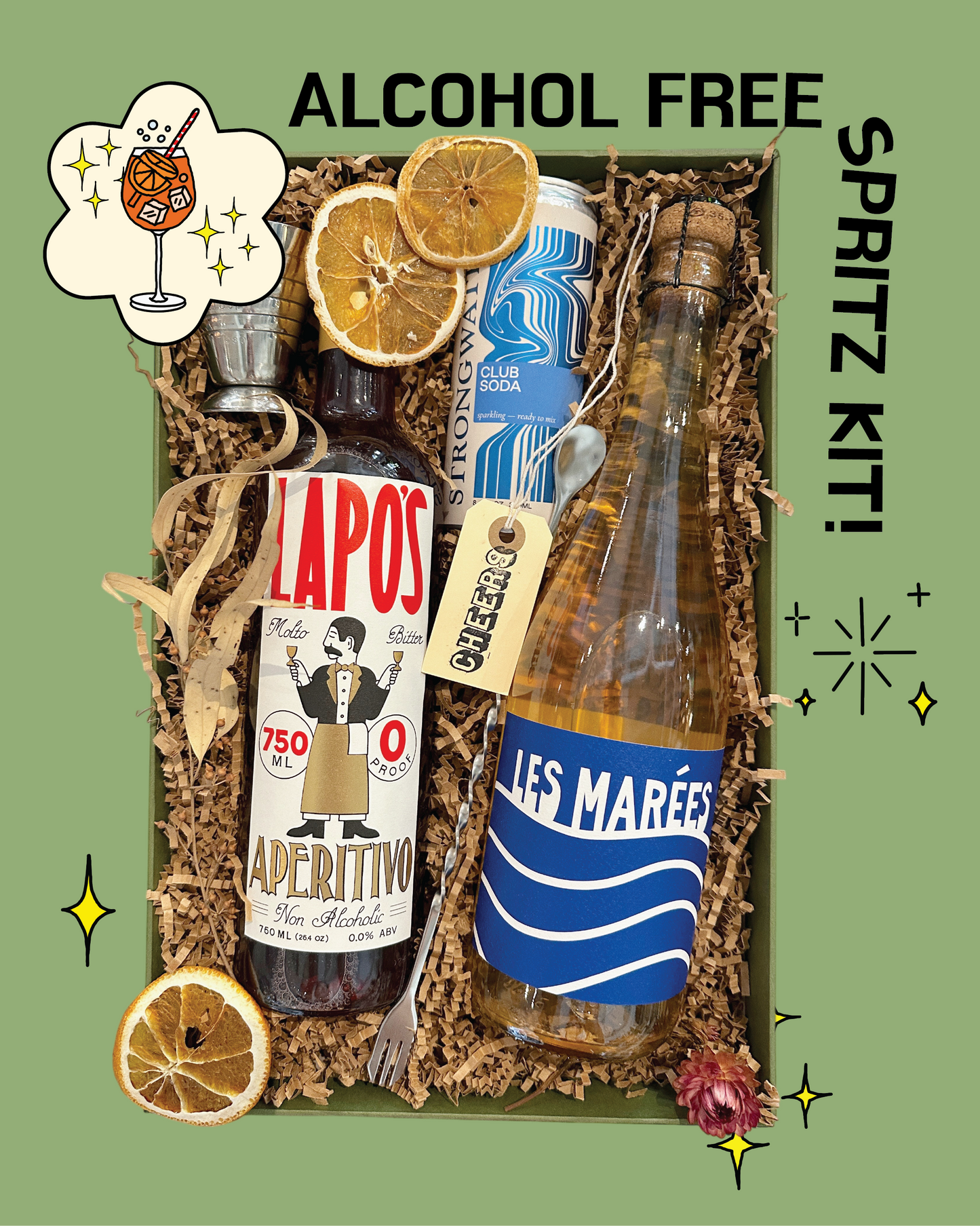 N/A Italian Spritz Kit Gift Set (Alcohol-Free!)