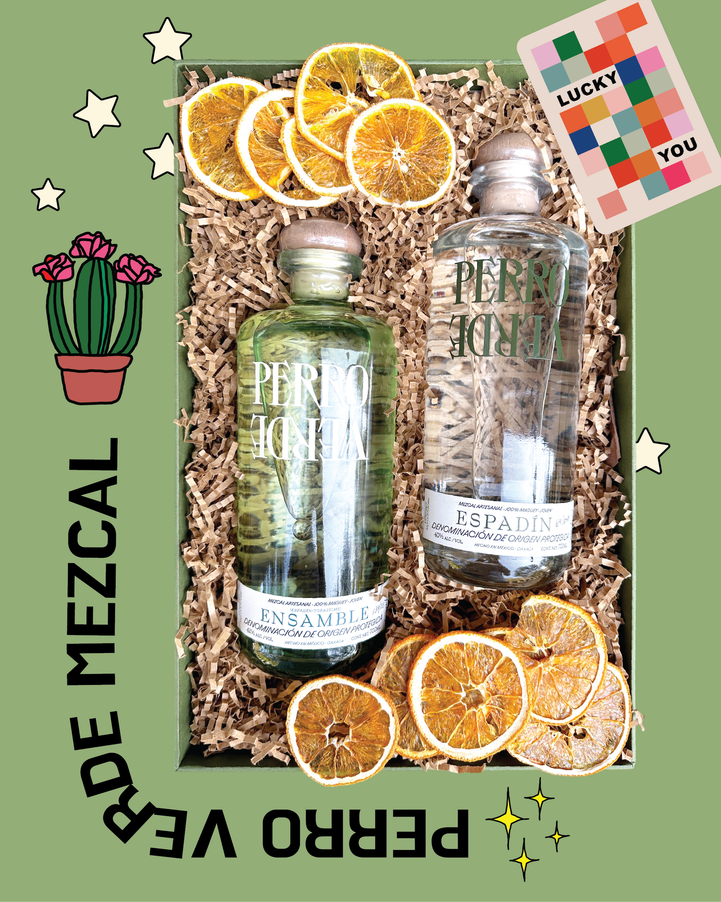 Perro Verde Premium Mezcal Duo Gift Set