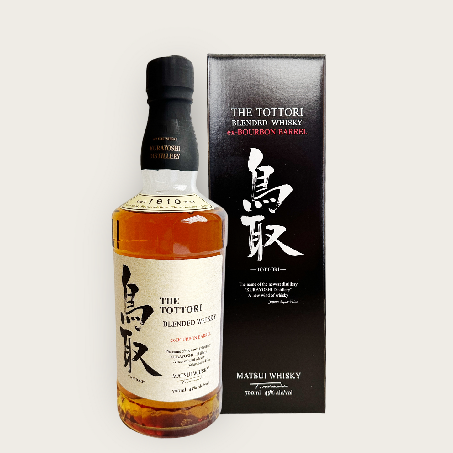 Tottori Blended Japanese Whisky Ex-Bourbon Barrel 700mL