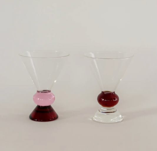 Sophie Lou Jacobsen Totem Stemless Wine Glasses Set of 2