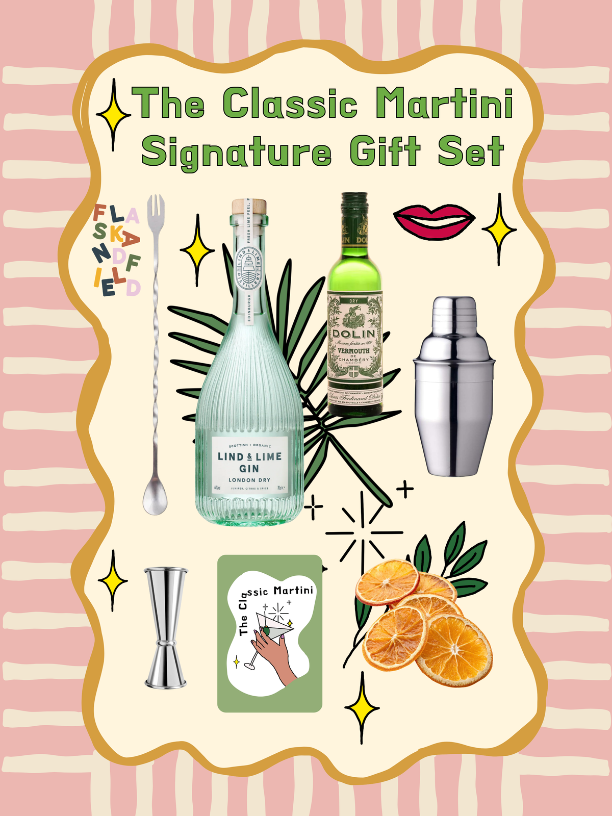 The Classic Gin Martini Gift Set