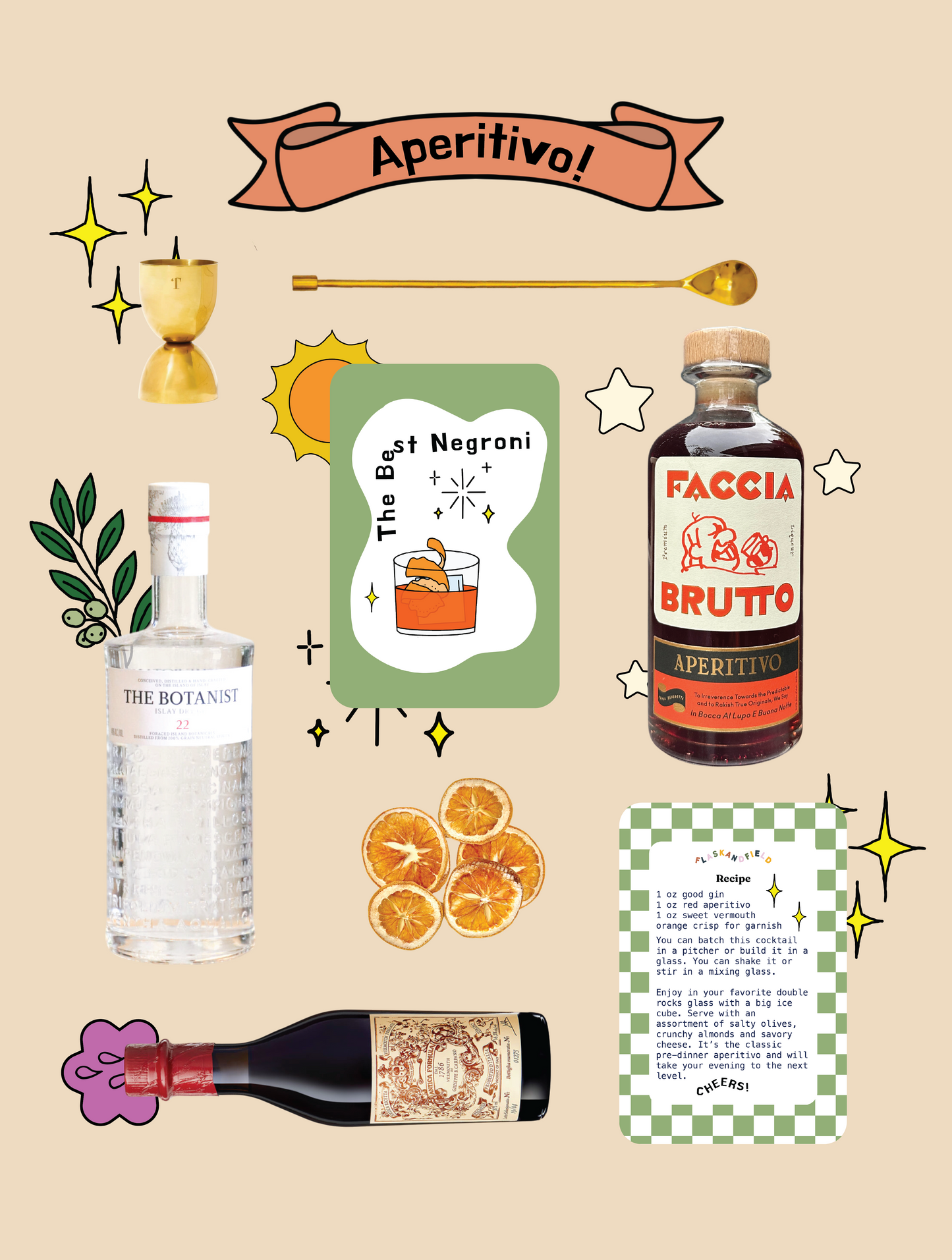 The Best Negroni Experience Cocktail Kit **BESTSELLER**