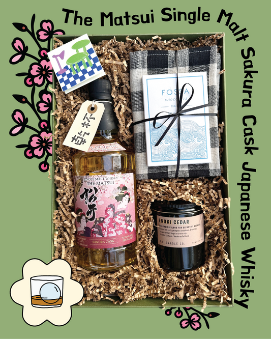 The Matsui Single Malt Sakura Cask Japanese Whisky Gift Set