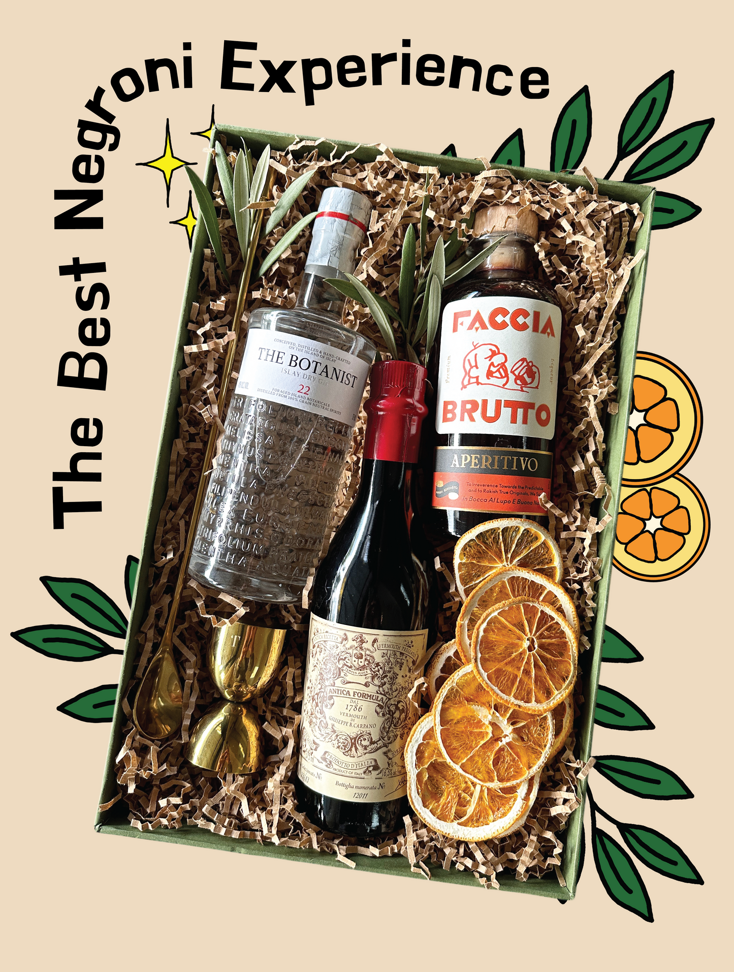 The Best Negroni Experience Cocktail Kit **BESTSELLER**