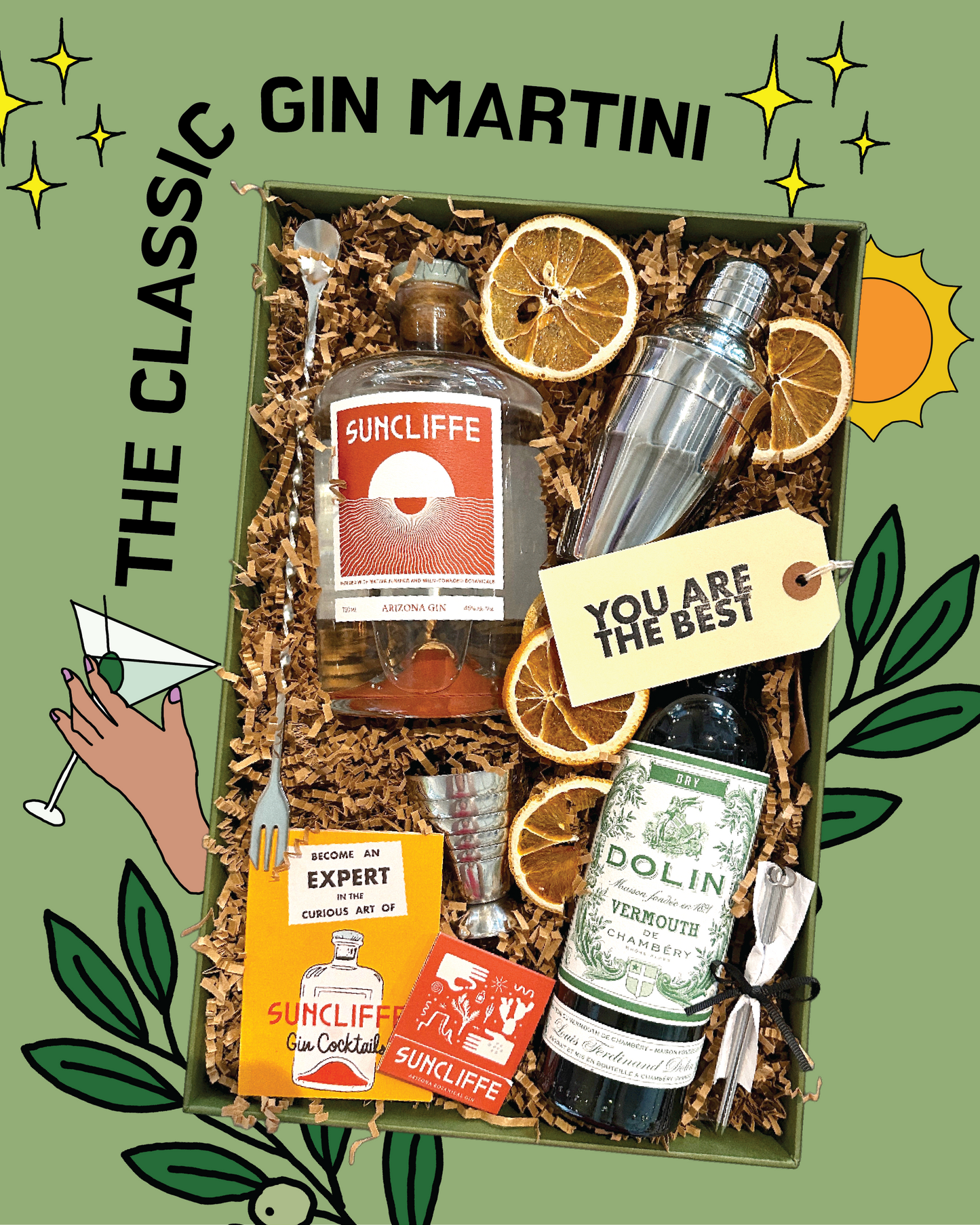 The Classic Gin Martini Gift Set