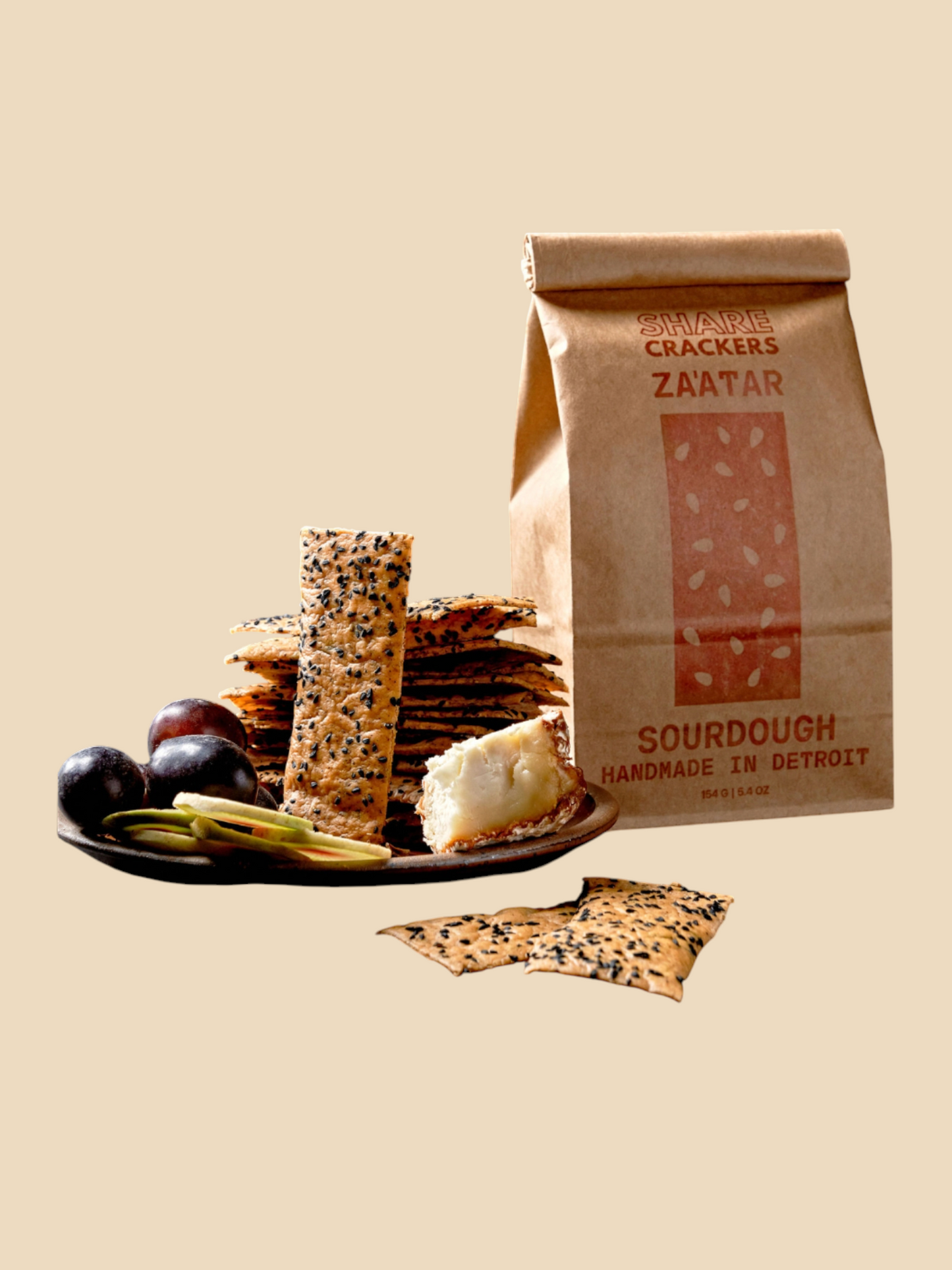 Share Crackers Za'atar Sourdough
